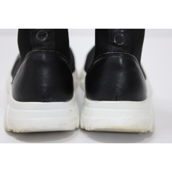 Valentino Shoes Women's Size 8 Slip On Stretch Sock Sneakers Black - Picture 6 of 15